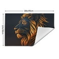 thumbnail image 3 of XMXY Woven Placemats Set of 6 PCS, Forest Feral Lion Table Mats Washable Heat Resistant Placemats, 3 of 6
