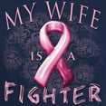 thumbnail image 3 of CafePress - My Wife Is A Fighter Dark T Shirt - Men's Classic Graphic Cotton T-Shirt, 3 of 4