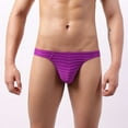 thumbnail image 6 of Mens Underwear Men's Underwear Low Waist Fashion Color Stripes Comfortable Thong, 6 of 8