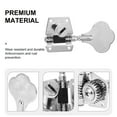 thumbnail image 2 of WRITWAA Metal Bass Guitar Machine Tuner Replacement Set for Electric Bass Guitar String Tuning, 2 of 8