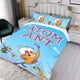 thumbnail image 3 of Hombre Atómico Conjunto de sábanas temático, trío de piezas, cómodo y amigable con la piel, diseño único, regalo de decoración para el hogar para familiares, amigos y fans,140cm *210cm, 3 of 6