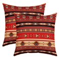 thumbnail image 4 of Aztec Cushion Cover 16x16 Inch, Tribal Arrow Throw Pillow Cover, Vintage Southwestern Bohemian Pillow Cover, Western Star Decorative Pillow Cover Exotic Geometric Stripes, 4 of 6