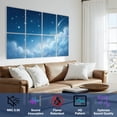 thumbnail image 3 of Classroom 8 Pack Art Acoustic Panels Sound Absorbing Dreamy Night Sky Stars Clouds Shooting Star Decorative Soundproof Wall Panels Self Adhesive for Nursery Kids Game Room 48"x32", 3 of 7