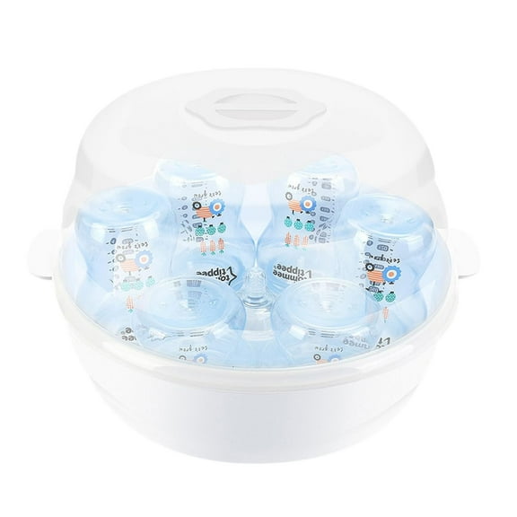 Microwave Steam Steriliser, Microwave Steam Steriliser For Baby Bottles Reusable High Temperature Resistant Baby Bottle Steriliser Cleaner For Home