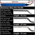 thumbnail image 2 of Metal Deburring Tool Kit, 15pcs Rotary Deburr Blades Set with Handle Debur Knife, 2 of 5