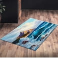 thumbnail image 4 of Sea View Rugs, Nature Landscape Rug, Entry Rugs, View Rugs, Machine Washable Rugs, Sea Landscape Painting Rug, Anti-Slip Carpet Rugs, 1.7'x2.3' - 50x70 cm, 4 of 7