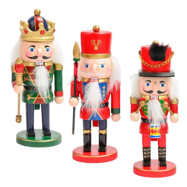 Figuras de Cascanueces perfecl 5,91 pulgadas decorativas hechas a mano Estilo B