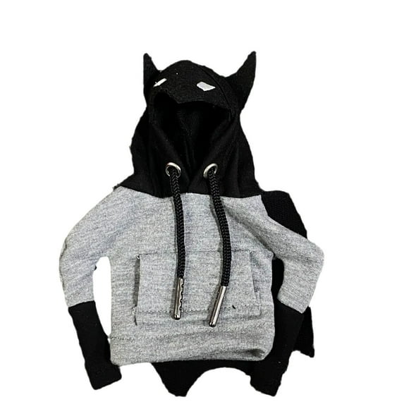 Trajes para gansos de porche para estatuas de gansos de escritorio de 7 pulgadas Mini ropa para gansos Disfraz para llavero de ganso Escritorio de porche Otoño Halloween Ganso de porche (Batman)