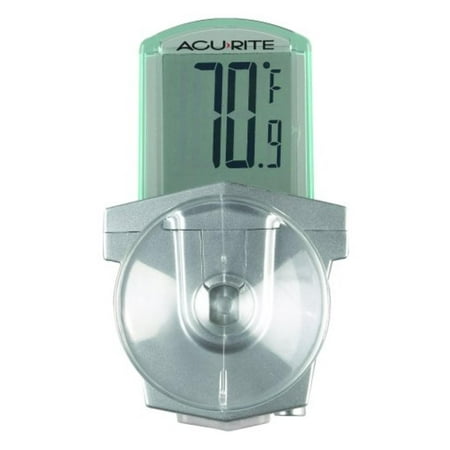 Outdoor Window Thermometer - 00799HDSBA1 00799 Digital Outdoor Window Thermometer, White, Digital window thermometer for outdoor temperature reading By AcuRite