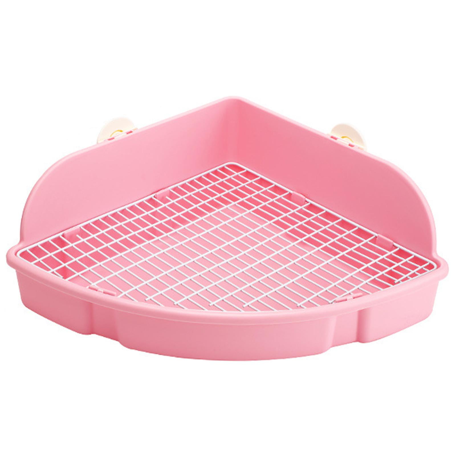 Bunny Litter Box Pet Toilet Triangle Potty Trainer Corner Guinea Pig