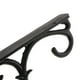 thumbnail image 3 of Soporte Negro para Estante de Pared de Metal Resistente, 3 of 8
