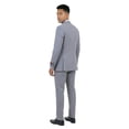 thumbnail image 4 of Mens Pinstripe 3 Piece Suit Set Modern Fit, Notch Lapel, 4 of 4