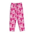 thumbnail image 4 of Xecao Poodle Dog Women's Straight Lounge Pajama Pants: The Epitome of Relaxed Sleepwear, 4 of 9