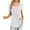 White, variant on Womens Blouses and Tops Women's Fashion Sold Color V-Neck Underwaist Comfortable Loose T-shirt Short Sleeve Blouse Casual Tops