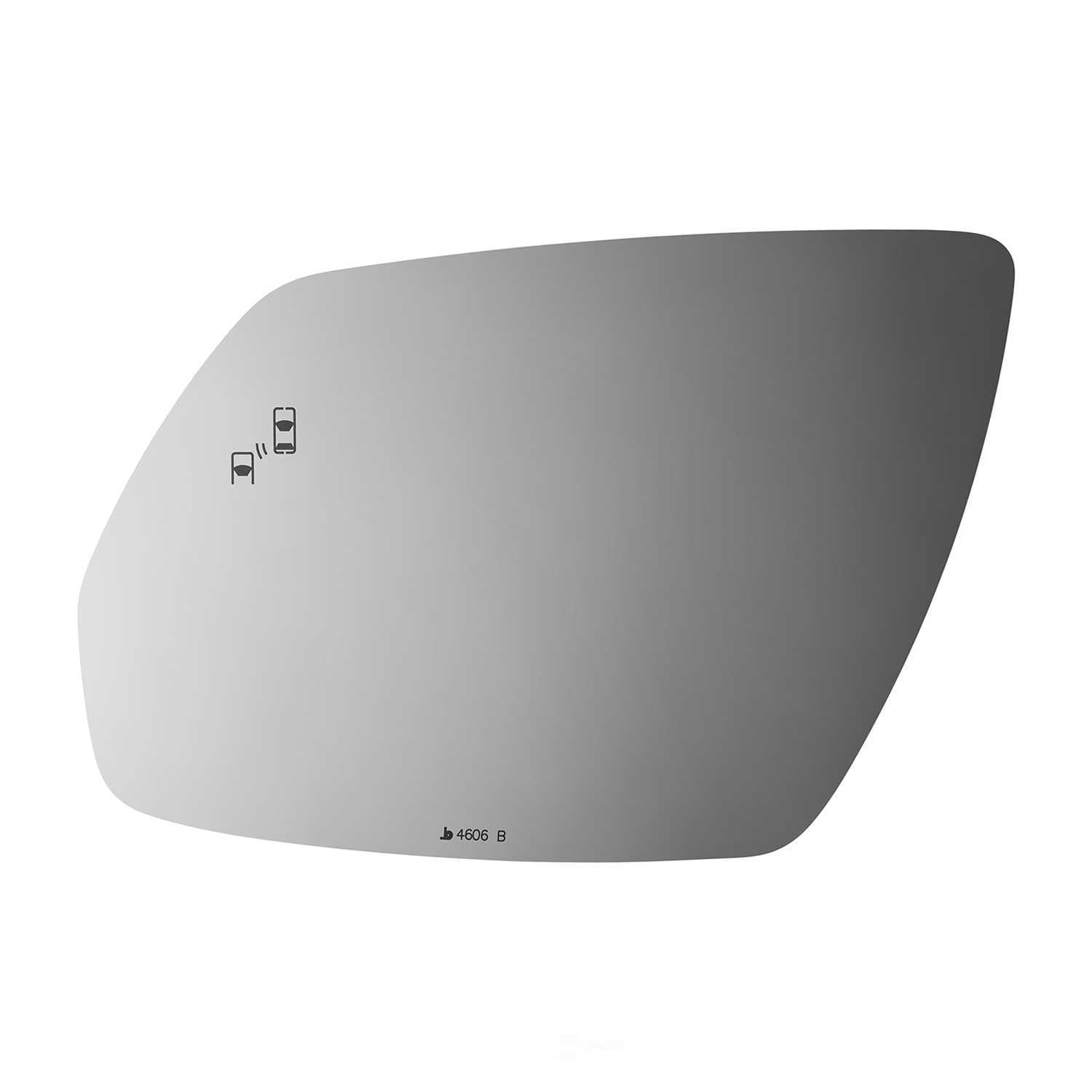 Burco Side View Mirror Replacement Glass - Clear Glass - 4606B
