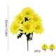 thumbnail image 3 of Tallos de Peonía Artificiales 6 Cabezas Flores Falsas en Paquete de 2, Ramos de Seda y Plástico para Decoración del Hogar en Florero, Centro de Mesa para Bodas, Arreglos Florales de Interior, 35 cm, 3 of 6