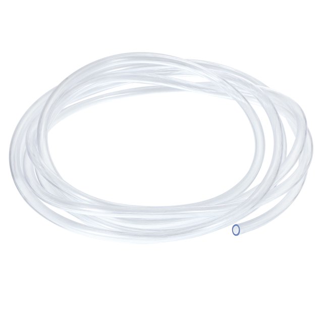 Tubería flexible de vinilo transparente Uxcell, manguera de agua para sistemas de ósmosis inversa, filtros de agua 3/16" x 9/32" x 5 pies
