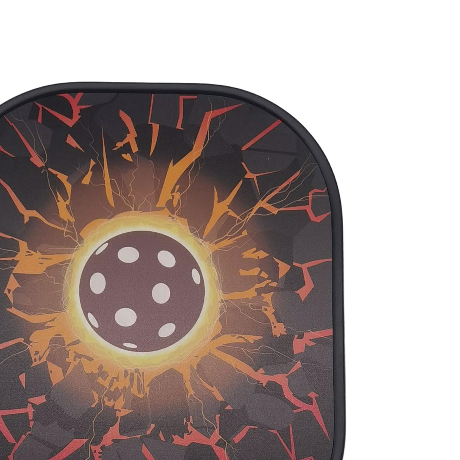 DimyFew Lightweight Pickleball Paddle Set 4x Pickleballs Balls Comfort Grip with Storage Ball Pattern