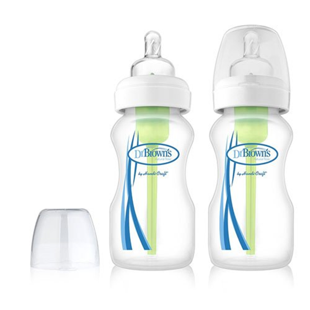 Dr Browns Feeding Bottle 270ml Twin Pack Wide Neck Bottles Walmart
