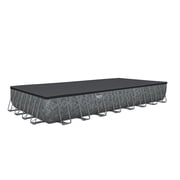 Bestway APX 365 Metal Frame Above Ground Pool - Sand Pump Included - 31 x 16 x 52 in