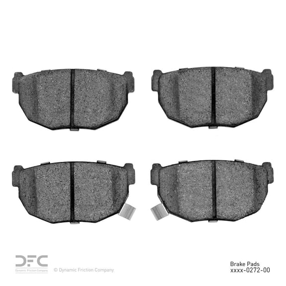 Dynamic 1551-0272-00 DFC 5000 Advanced Brake Pads - Ceramic Fits select: 1985-1989 NISSAN 300ZX, 1989-1998 NISSAN 240SX