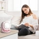 thumbnail image 4 of Ventilador portátil multifunción con luz - lámpara de escritorio colgante de 3 velocidades, recargable USB-C, batería de 1200mAh para escritorio de la residencia y acampada, 4 of 7
