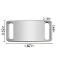 thumbnail image 3 of Étiquette d'Identité pour Chat Étiquette Personnalisée à Enfiler avec Collier Étiquette d'Identité pour Animal Étiquette pour Animal en Acier Inoxydable, 3 of 10