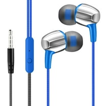 LBECLEY Headphones for Android Phones Earphones in Ear Headphones with Microphone 3.5Mm Wired Earbuds for Ios and Android Smartphones Laptops Mp3 Gaming Walkman Wireless Earbuds with Wi Blue One Size