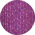 thumbnail image 1 of Ahgly Company Indoor Round Oriental Purple Traditional Area Rugs, 3' Round, 1 of 4