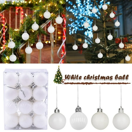

2PC Home Decor Pendants Balls Tree Christmas Plastic 48 3cm Room Decor Wall Bedroom Bathroom Kitchen Living Room Party Decorations