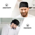 thumbnail image 2 of Miangastore 8Pcs Decorative Chef Hats Elastic Chef Hats Japanese Style Working Hats Universal Chef Hats, 2 of 8