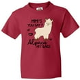 thumbnail image 3 of Inktastic Mimi's You Say Alpaca My Bags Youth T-Shirt, 3 of 5