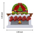 thumbnail image 3 of Maxora Personalized Ornaments Customized Christmas Ornament Fireplace Stockings Ornament of 5 Free Customize, 3 of 8