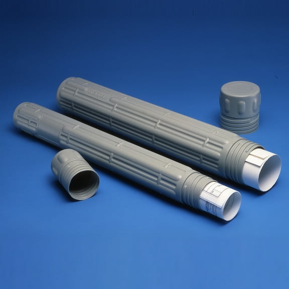 Chartpak® Small Grey Tube, 2-1/2" W x 26-5/8" L