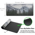 thumbnail image 6 of Gaming Mouse Pad - Green XXL Non-Slip Rubber Base 35.4" X 15.7" for Game Office, Park Nature Mountain Trees Mist, 6 of 6