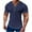 Navy, variant on T-shirts for Men Short Sleeved V-neck Pocket Summer Casual Solid Color Shirt Black XXL