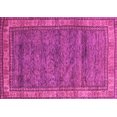 thumbnail image 1 of Ahgly Company Indoor Rectangle Abstract Pink Modern Area Rugs, 7' x 9', 1 of 4