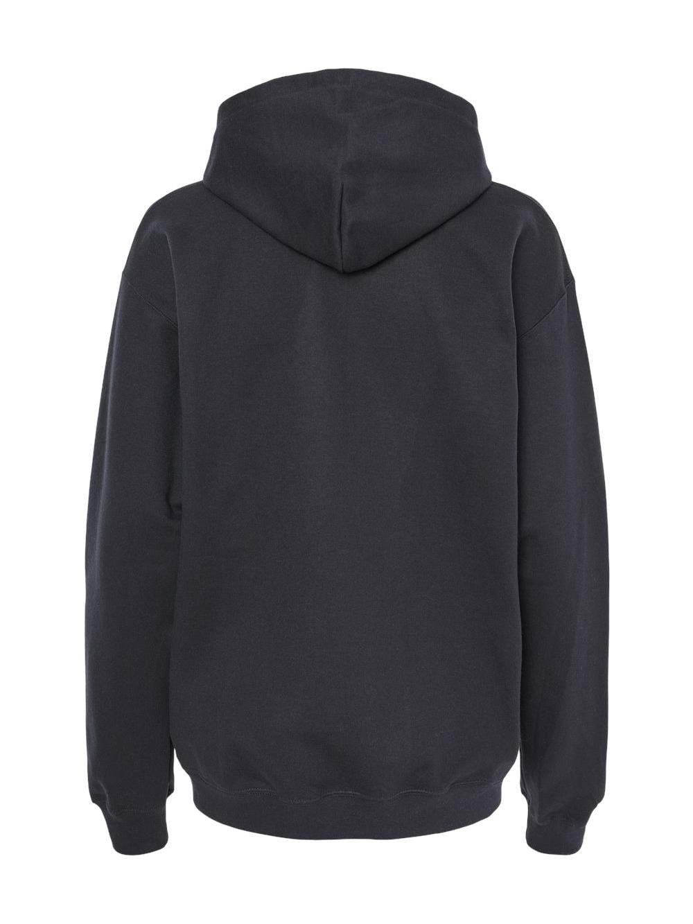 Gildan black hoodie back hotsell