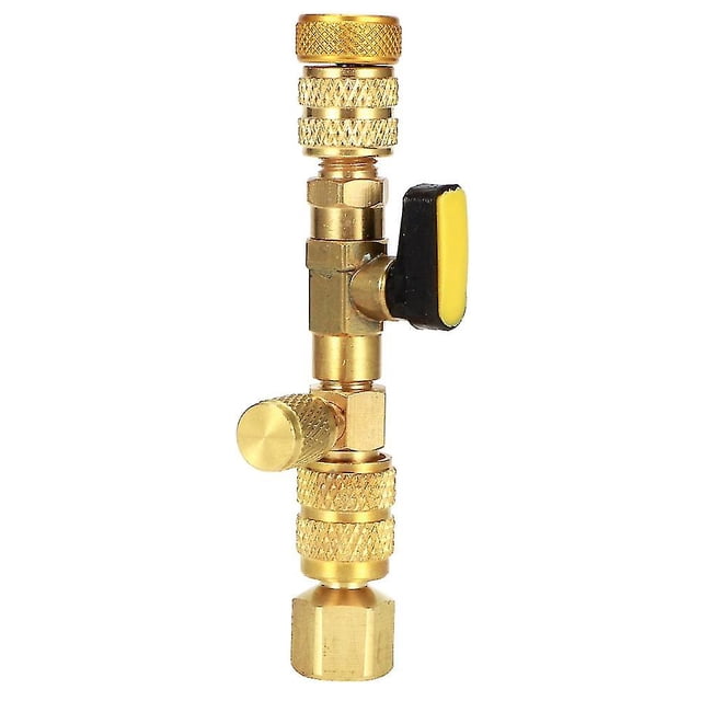 Herramienta de extracción de núcleo de válvula, puertos de servicio de 1/4 pulgadas y 5/16 pulgadas para desmontaje de HVAC/AC/Schrader