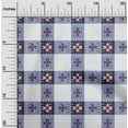 thumbnail image 1 of oneOone Cotton Poplin Fabric Check Ikat Print Sewing Fabric BTY 56 Inch Wide, 1 of 4