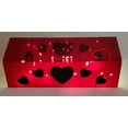 thumbnail image 5 of T'z Tagz 20x3x4 Unique Valentine Jewelry Display Stand Red with Black Hearts, 5 of 7