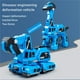 thumbnail image 4 of Transforming Excavating Machinery Brachiosaurus Toys Engineering Vehicle Car Toy Pull Back Race Car Christmas Gifts For Boys And Girls, 4 of 6
