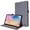 Grey, variant on For Samsung Galaxy Tab S6 Lite Horizontal Flip TPU + Fabric PU Leather Protective Case with Name