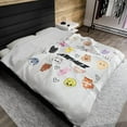 thumbnail image 5 of Stray Kids Skzoo Ateez Aniteez Velveteen Plush Blanket, Multifandom, K-Pop Gift, Soft Blanket, Cozy Wrap, K-Pop Blanket, Throw, Cozy Blanket, 5 of 7