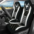 thumbnail image 4 of KUIFORTI Cool Deer Auto Seat Cover Pack of 4, Automotive Interior Decor Trendy Accessories Car Front Seats and Rear Bench Cove Fashion Auto Interior for Car Sedan Auto Truck SUV, 4 of 7