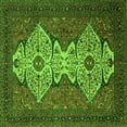 thumbnail image 1 of Ahgly Company Indoor Square Abstract Green Modern Area Rugs, 4' Square, 1 of 4