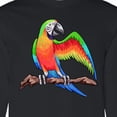 thumbnail image 4 of Inktastic Harlequin Macaw Parrot Long Sleeve T-Shirt, 4 of 5