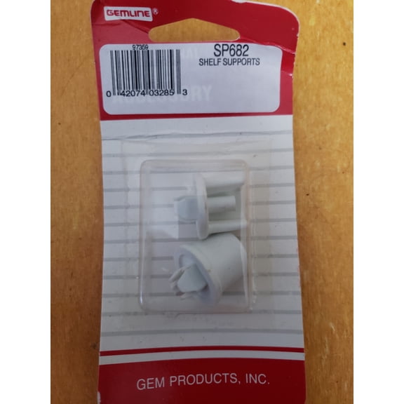 2 Pack Gemline SP682 Refrigerator Shelf Support