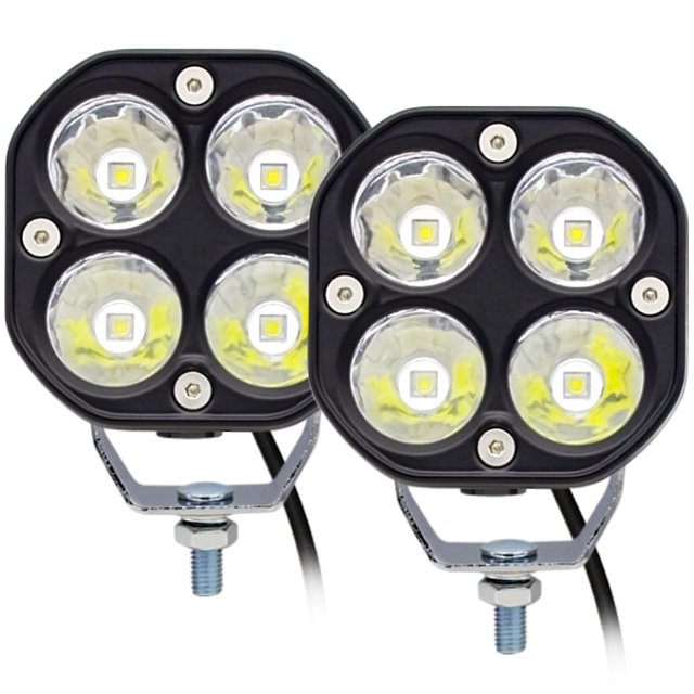 Luces LED de conducción todoterreno STDYSUN de 3 pulgadas, 40 W, 2 unidades, impermeables