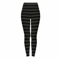 thumbnail image 2 of absanyy Womens Hall-oween Leggings Size M, Multicolor Striped, Polyester Spandex Stretchy, Witch Costume Leggings for Hall-oween Party & Casual Wear, 2 of 9
